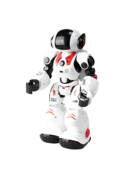 Интерактивен робот XTREM BOTS James, Дистанционно управление за програмиране на 20 функции, LED светлинни очи и звуци, Движение, 5+ години