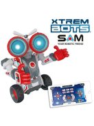 Робот за сглобяване XTREM BOTS Sam, Контрол и програмиране на движенията му чрез приложение, 130 части, 33 x 27 x 37 cm, 8+ години