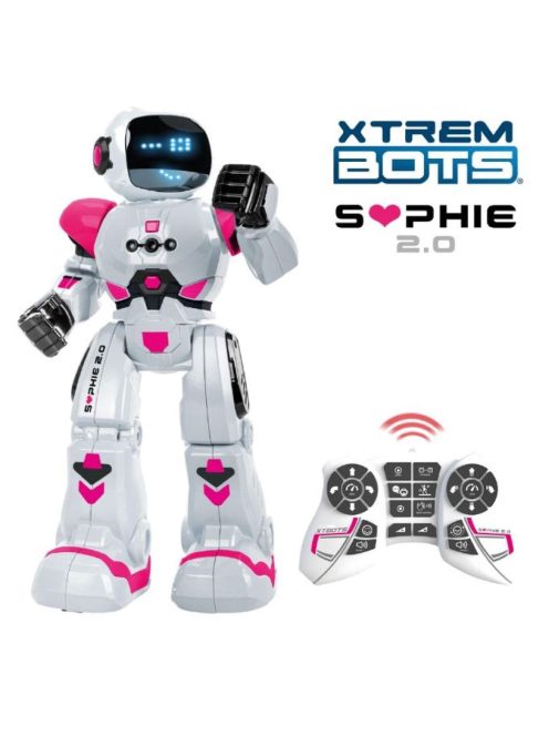 Интерактивен робот XTREM BOTS Sophie, 2 режима на работа, 200 програмируеми действия, 12.8x25.7x31.7 cm, 5+ години