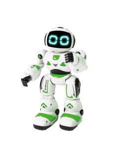   Интерактивен робот XTREM BOTS Bionic, Дистанционно управление за програмиране на 20 функции, LED светлинни очи и звуци, Движение или плъзгане при ходене, 5+ години