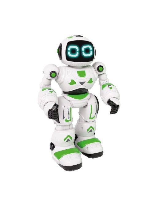 Интерактивен робот XTREM BOTS Bionic, Дистанционно управление за програмиране на 20 функции, LED светлинни очи и звуци, Движение или плъзгане при ходене, 5+ години