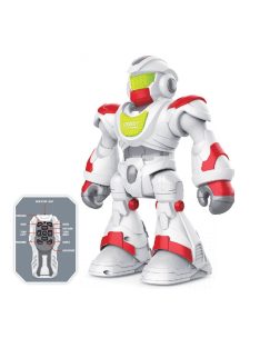   Танцуващ робот с дистанционно, Светлини и звуци, 23 х 19 cm, 6+ години, Бял