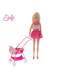   Кукла Стефи Лов на разходка с бебе, Steffi Love Baby Walk Baby Doll Set, 33 x 7 x 20 cm