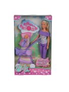 Кукла Стефи Лов на разходка с бебе, Steffi Love Baby Walk Baby Doll Set, 33 x 7 x 20 cm