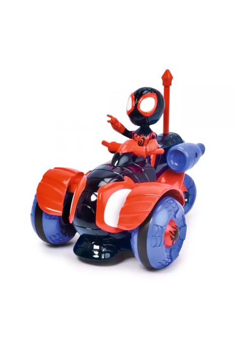 Кола с дистанционно управление Спайди, Disney Miles Morales Techno-Rac Radio Control RC, 1:24, 17 cm