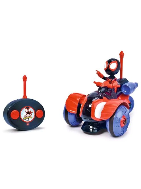 Кола с дистанционно управление Спайди, Disney Miles Morales Techno-Rac Radio Control RC, 1:24, 17 cm