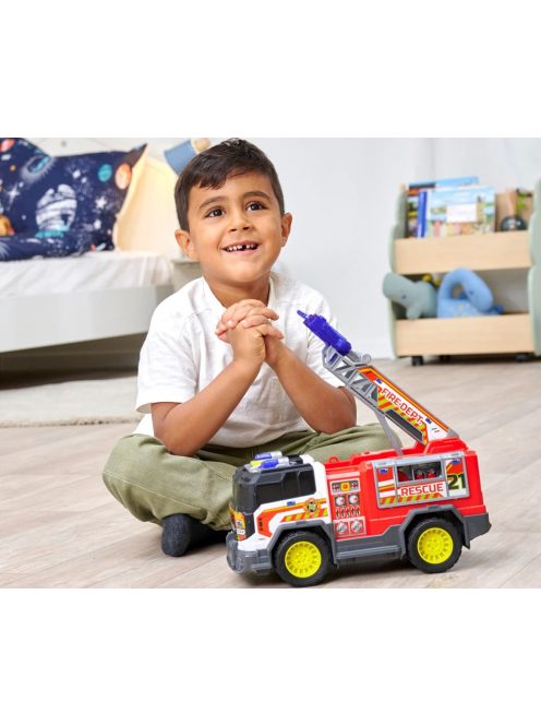 Детска играчка Dickie Toys - Пожарна, Със звук и светлина, Dickie Fire Rescue Unit, 30 cm