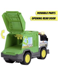   Детска играчка Dickie Toys - Боклукчийски камион, Със звуци и светлини, 30 cm