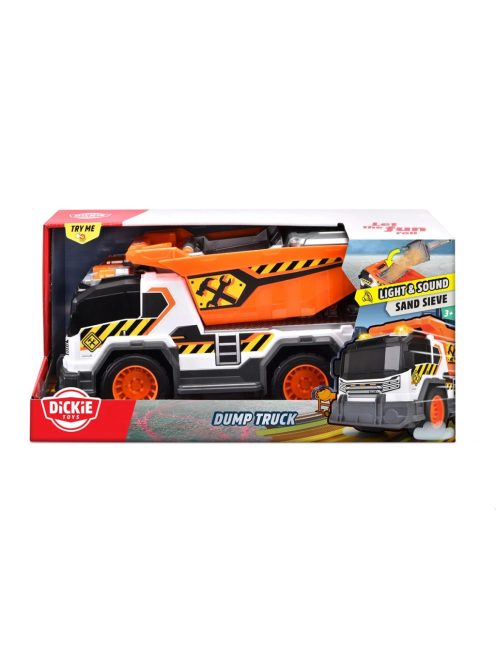 Детска играчка Dickie Toys - Самосвал, Със звук и светлина, 30 cm