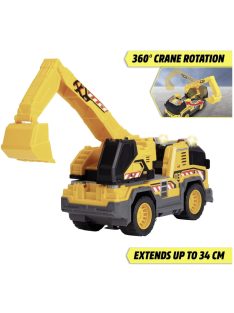   Детска играчка Dickie Toys - Багер, Със звук и светлина, 30 cm