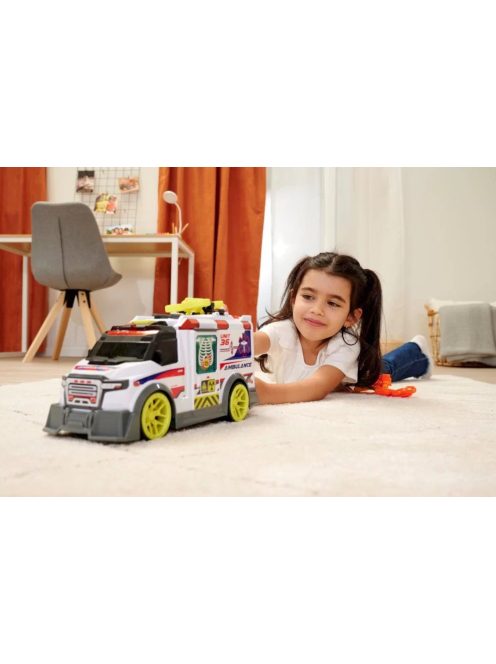 Детска играчка Dickie Toys - Линейка, Със звук и светлина, 36 cm