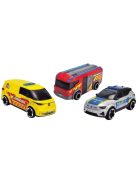 Комплект SOS автомобили Dickie (3бр), 1:36, 7x25x19.5 cm 