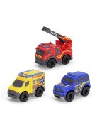 Детски игрален комплект Dickie Toys - Микро SOS станция - Микро спасителна служба, 8 см