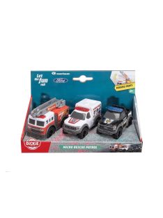   Детски игрален комплект Dickie Toys - Микро SOS станция - Micro Спасителен екип, 3 броя, асортимент