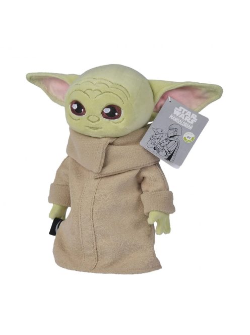 Плюшена играчка Disney Star wars Baby Yoda, Grogu The Mandalorian, 28 см, 3+ години