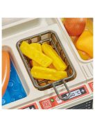 Ресторант за бързо хранене с 25 аксесоари, 44 x 30.5 x 61.5 cm, Ecoiffier treet Foodtreet Food, 18+ месеца