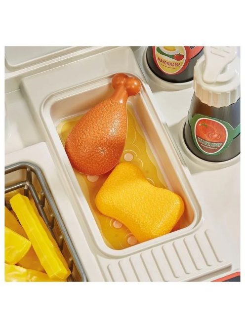 Ресторант за бързо хранене с 25 аксесоари, 44 x 30.5 x 61.5 cm, Ecoiffier treet Foodtreet Food, 18+ месеца