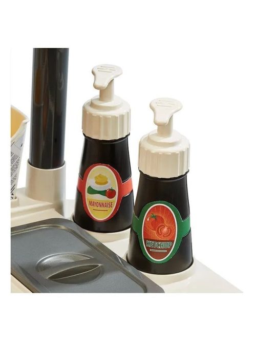 Ресторант за бързо хранене с 25 аксесоари, 44 x 30.5 x 61.5 cm, Ecoiffier treet Foodtreet Food, 18+ месеца