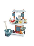 Пазарен шанд с количка за пазаруване, 54.5 x 40 x 69 см, Ecoiffier Market stall, 7600001690