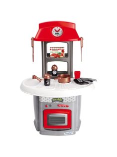   Детска кухня в Италиански стил с 13 аксесоари за готвене, 42х27,5х60 см, Ecoiffier Italian Kitchen, 18+ месеца