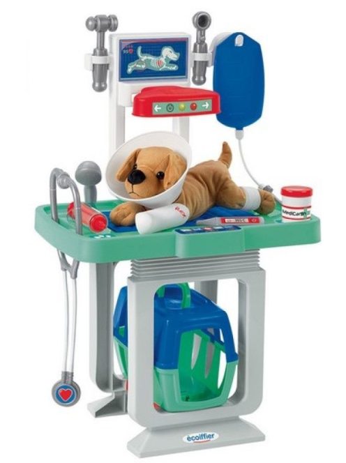 Детски ветеринарен център с аксесоари, 38.5 x 12.7 x 58 cm,  Ecoiffier
