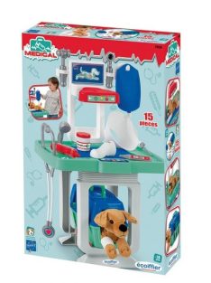   Детски ветеринарен център с аксесоари, 38.5 x 12.7 x 58 cm,  Ecoiffier
