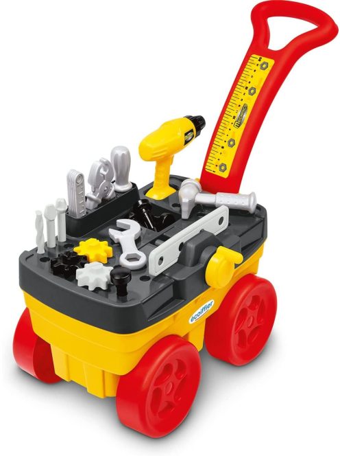 Работна количка с инструменти, 19 части, 26 x 29 x 42.5 cm, Ecoiffier