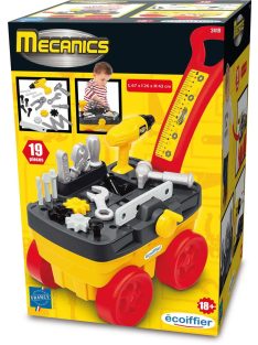   Работна количка с инструменти, 19 части, 26 x 29 x 42.5 cm, Ecoiffier