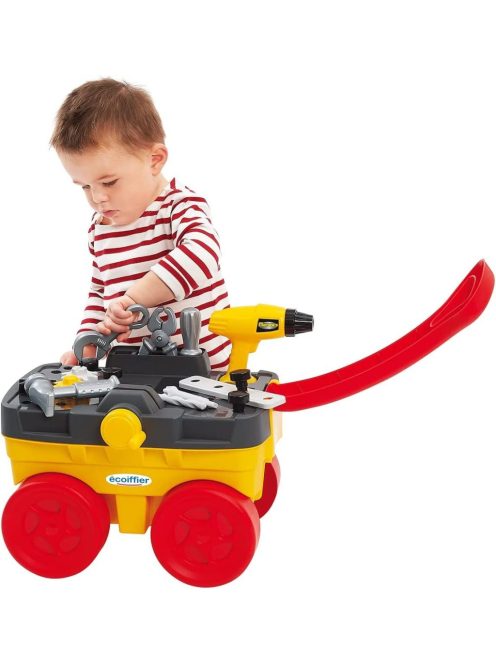 Работна количка с инструменти, 19 части, 26 x 29 x 42.5 cm, Ecoiffier