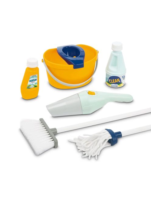 Детски комплект за почистване, 32 х 59 х 18.8 см., Ecoiffier Cleaning Trolley with Handheld Vacuum Cleaner
