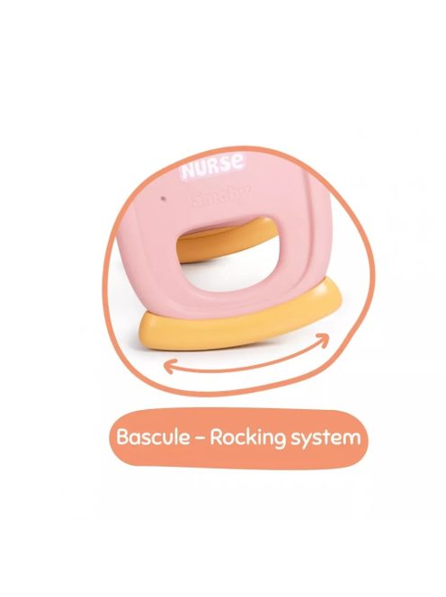 Детско креватче-люлка за кукла-бебе с височина 32 см, 47 x 28 x 59 cm, Smoby Baby Nurse, 18+ месеца