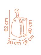 Куфар-количка за кукла-бебе с 6 аксесоара, 62 x 26 x 40 cm,  Smoby Baby Nurse 3в1, 18+ месеца