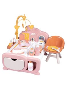   Детски център за отглеждане на кукла-бебе, 59 x 43 x 48 cm,  Smoby Baby Nurse 3в1, 18+ месеца