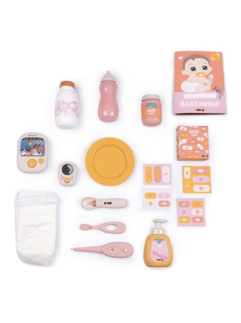 Детски център за отглеждане на кукла-бебе, 59 x 43 x 48 cm,  Smoby Baby Nurse 3в1, 18+ месеца