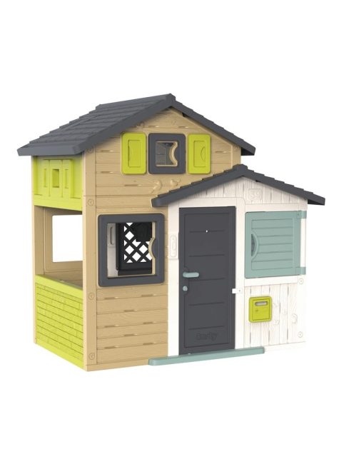 Детска градинска къща Smoby Playhouse Evo Friends House, 175,4 x 114,3 x 162 см.