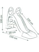 Детска водна пързалка Smoby Life до 50кг, 159 x 68 x 100 cm, Резида