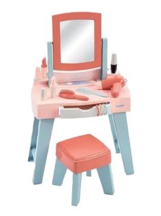   Моята първа тоалетка Mademoiselle, 11 части, 43x20x66.5 cm, Ecoiffier Beauty Dressing Table Mademoiselle, 12+ месеца