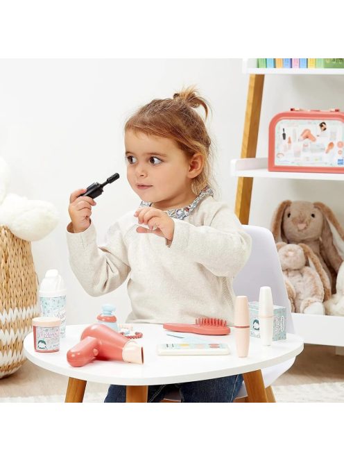 Детско куфарче за красота Mademoiselle 25.5 x 18 x 10.5 cm, 14 части, Ecoiffier