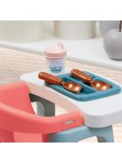 Детско столче за хранене на къкла-бебе, 7 части, 15 x 38.5 x 25 cm, Ecoiffier Baby High Chair, 18+ месеца