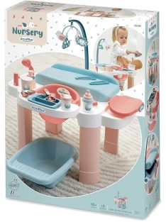   Маса за повиване на кукла-бебе с 13 части, 54.5 x 51 x 53 cm, Ecoiffier My First Nursery, 3+ години