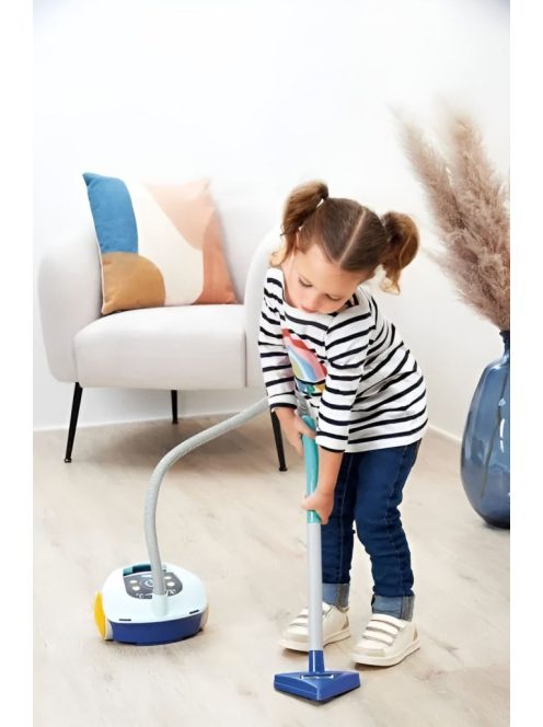 Количка за почистване и прахосмукачка, 8 части, 29x52.5x29 cm, Ecoiffier Clean Home, 3+ години