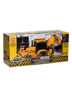   Двустранен багер с кабелно дистанционно и звук, 55 см., Жълт, 3+ години