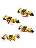 Двустранен багер с кабелно дистанционно и звук, 55 см., Жълт, 3+ години