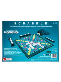   Класическа и забавна семейна настолна игра Scrabble Original Mattel, 36.5x4x26.5cm