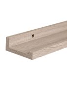 Универсален рафт за стена от дърво, До 3 кг., 48 x 10 x 4 cm