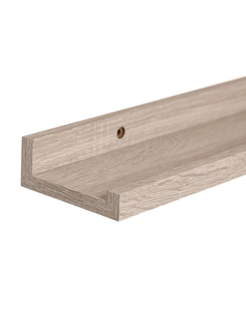 Универсален рафт за стена от дърво, До 3 кг., 48 x 10 x 4 cm