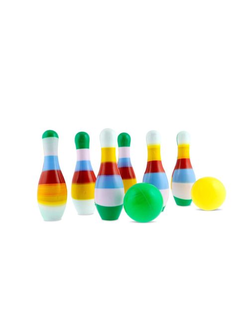 Детска игра БОУЛИНГ с 6 кегли (17cm) и 1 топка (7cm), 17х15х12 cm