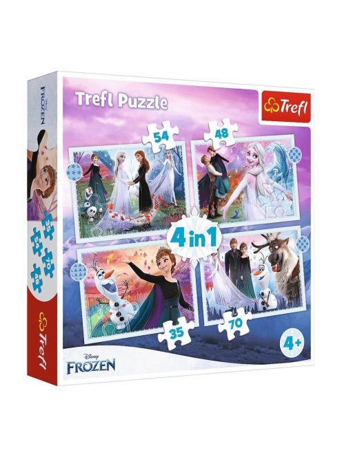 Пъзел (207ч.) Disney Frozen 3в1 Trefl, 28x6x28cm