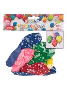 Комплект балони (10ч) Честит Рожден Ден, Латекс, Nappy Birthday balloon set, 35 cm