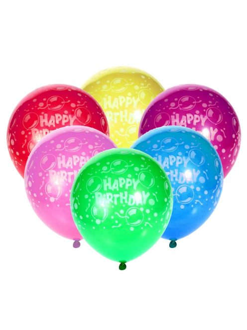 Комплект балони (15ч) Happy Birthday, Латекс, Party balloon set, 30 cm